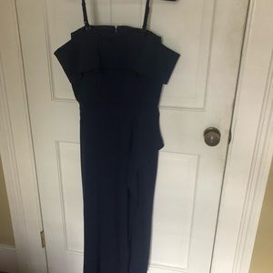 Laundry by Shelli Segal navy cocktail dress